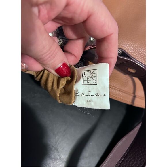 Danbury Mint Jose Hess Large Tote Handbag Purse I Love You - Picture 13 of 16